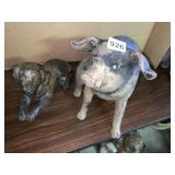 ADORABLE PIG AND DOG