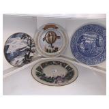 4 COMM PLATES, LENOX CHRISTMAS ISSUE