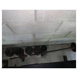 ROBERTS BARBELL W/ SEVERAL PLATES
