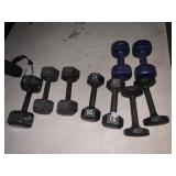 HAND WEIGHTS 5, 10, 15 LOBS,