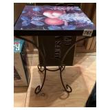 IRON BASE TABLE FRUIT DESIGN TOP