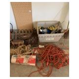 EXTENSION CORD, PEG BOARD, ETC.