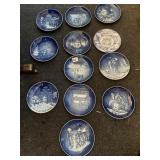 ROYAL COPENHAGEN PLATES 12 PIECES