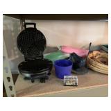 WAFFLE MAKER, HOOPS, OSTER GROOMER, RIBBON ETC.