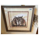 R. PRANULIS HORSE PRINT