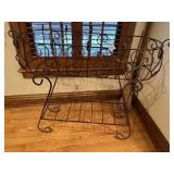 FERN STAND METAL TURNED LEGS