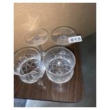 4 WATERFORD GLASSES