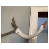 HAND PAINTED DUCK BRANCH