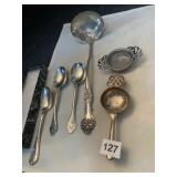 SERVING PIECES, STRAINER, ROGERS TRIPLE PLATE