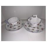 SHELLEY ROSE PANSY TEACUPS 2