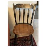 HITCHCOCK SIDE STENCILED CHAIR