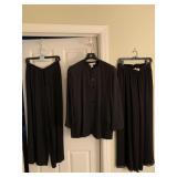 NITELINE 100% SILK SZ. 12 PANTS ANN TAYLOR 12