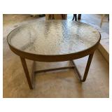 ROUND LAMP TABLE PATIO