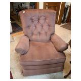 TUFTED BACK ARMCHAIR ROCKER CHAIR