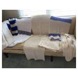 IZOD OUTER WEAR BLUE JACKET, ORANGE GAP AND HAND