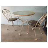ICE-CREAM PATIO SET W/ 2 CHAIRS