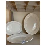 WOOD HANDLE BASKET W/ LINER, ETC.