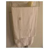 DRYCLEANED TABLECLOTH W/ CUTOUTS