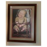 CHILD PRINT DOUBLE MAT