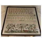 SAMPLER 1986 19" X 19"