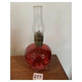 CRANBERRY SM. OIL LAMP