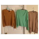 ONE GIRL WHO PEACH TURTLENECK, EILEEN FISHER L,