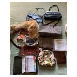 PURSES, FUR COLLAR, PLANNER