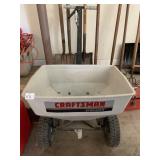 CRAFTSMAN SPREADER, GAS CAN, MALL