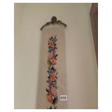 NEEDLEPOINT W/ BRASS HARDWARE