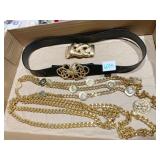 INTERCHANGEABLE BELTS FAUX COINS