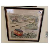 INCLINE NEEDLEPOINT PICTURE