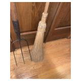 HAY FORK AND BROOM