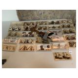 STEREOPTIC VIEWER W/ GREAT SELECTION OF CARDS