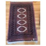 ANTIQUE AREA RUG 31" X 51"