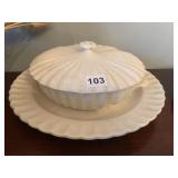 COPELAND SPODE CHELSEA WICKER COVERED DISH