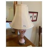 FLOWER DESK LAMP AND SHADE