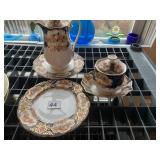 TEAPOT, SUGAR DISH LINER ROYAL ALBERT