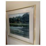 PRINT EGRETS ADAPTED - 30.5" X 35.5" BY HARVEY