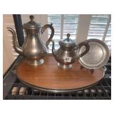 PEWTER TEA SET