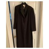 TALBOTS PETITE SZ. 14 WOOL & CASHMERE BLACK