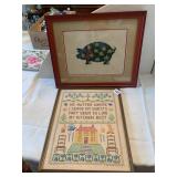 SAMPLER 1986 12" X 11"