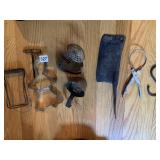 ANTIQUE COOKIE CUTTER, HAND MIXER ETC., CLEVER