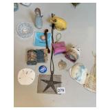 SILVER STAR NECKLACE, SAND DOLLAR, RING HOLDER