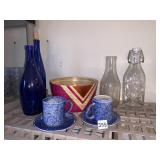 BOTTLES, UNIQUE BOWL