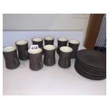 DANSK MUGS AND LINERS