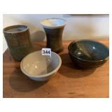 GLAZED POTTERY BOWLS