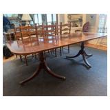 DINING ROOM TABLE W/ CENTER LEAF 42" X 68" - 20"