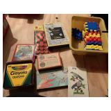 GAMES WOODEN CHECKERS, ETC.