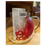 GLASS POPCORN CONTAINER