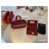 TALBOTS WALLET RED LEATHER, PURSES